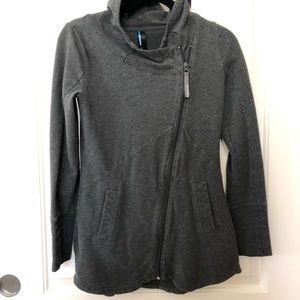 Dark gray zip up hoodie